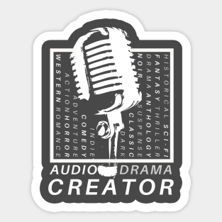 Audo Drama Creator - Podcaster Sticker